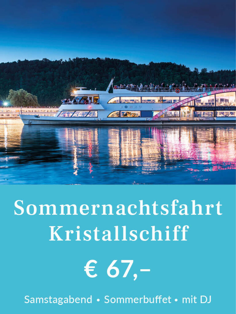 Sommernachtsfahrt Kristallschiff